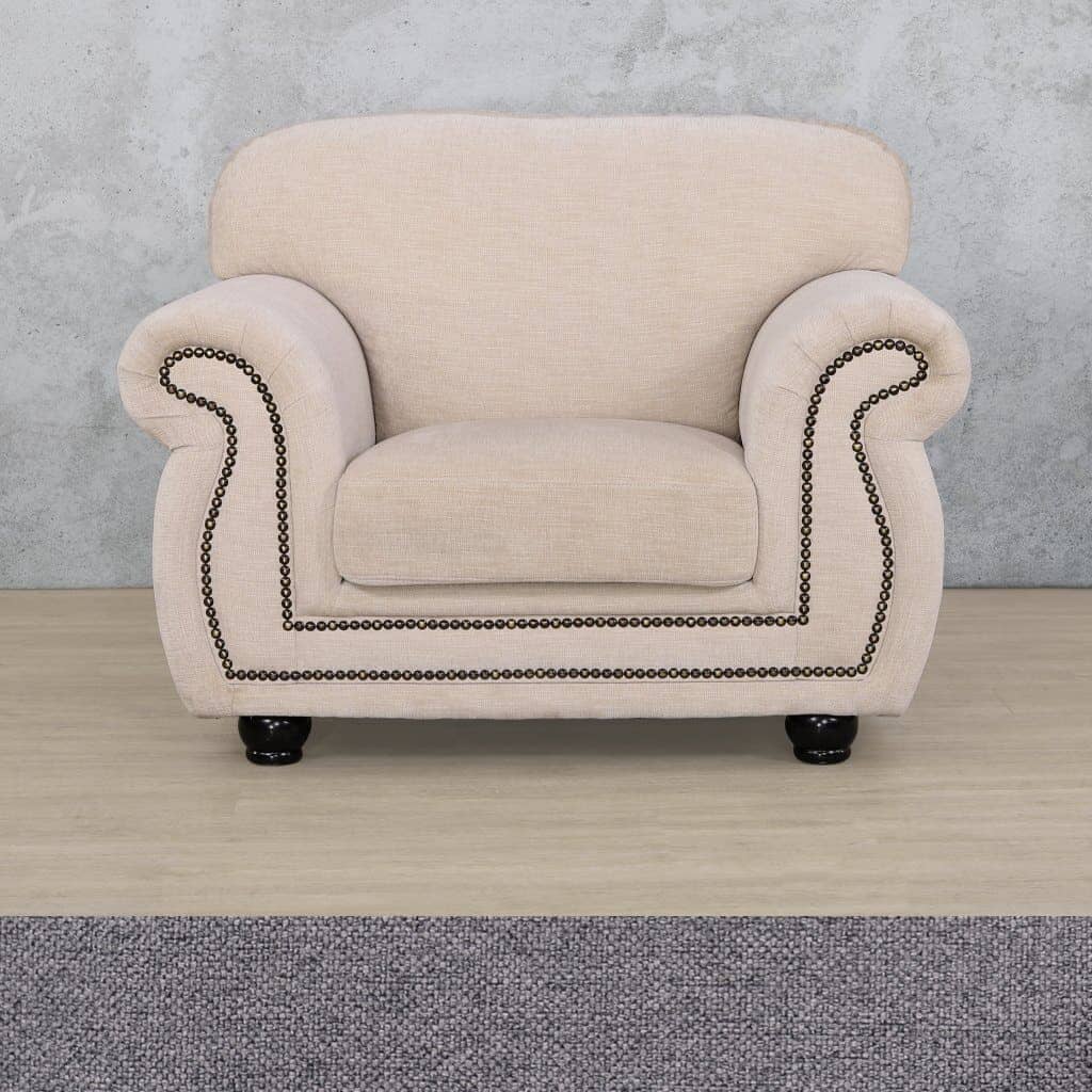 Isilo 1 Seater Fabric Sofa Fabric Sofa Leather Gallery Silver Charm