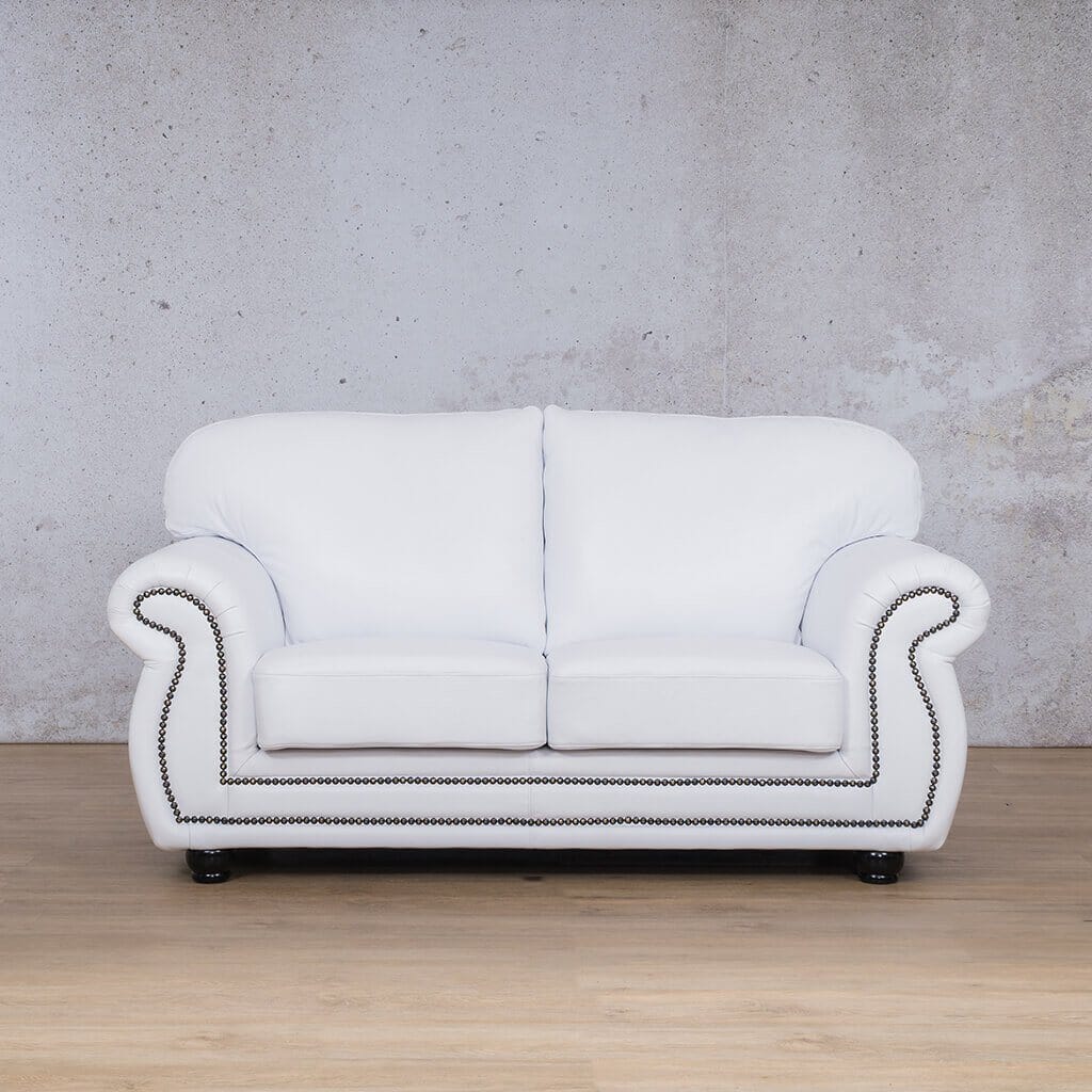 Isilo 2 Seater Leather Sofa Leather Sofa Leather Gallery Czar White