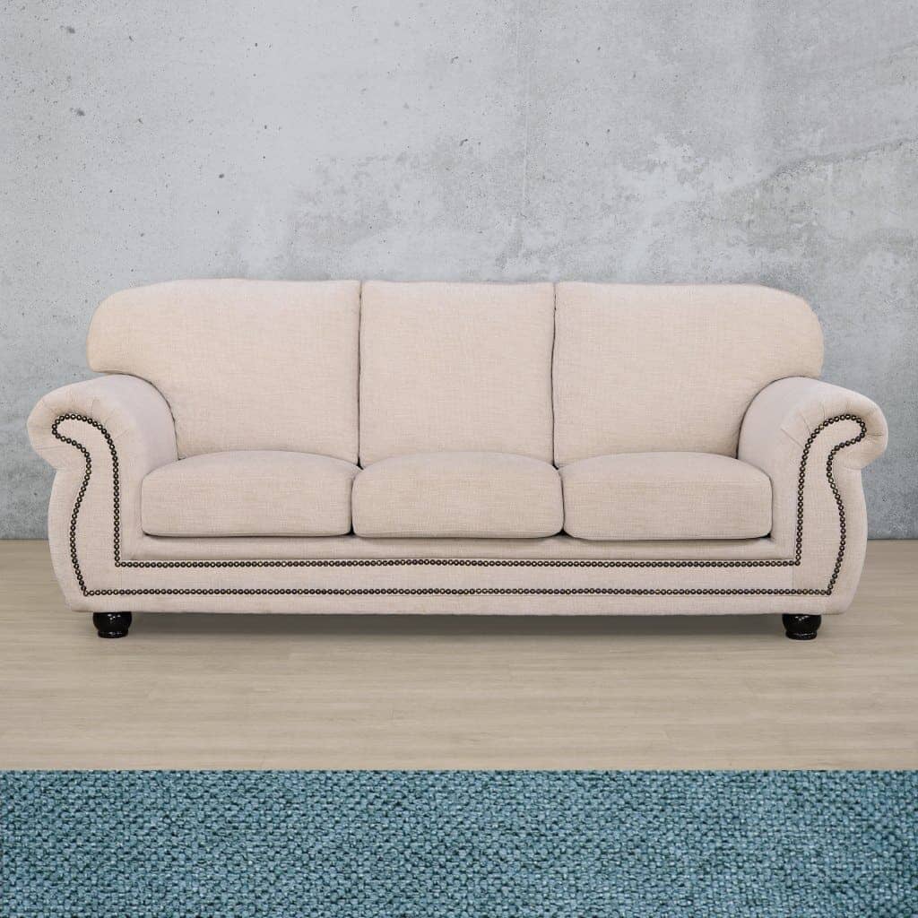 Isilo 3+2+1 Fabric Sofa Suite Lounge Suite Leather Gallery Air Force Blue