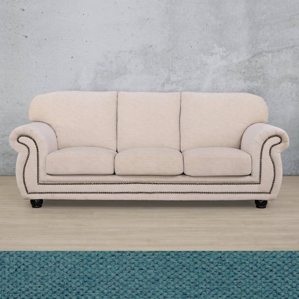 Isilo 3+2+1 Fabric Sofa Suite Lounge Suite Leather Gallery Turquoise