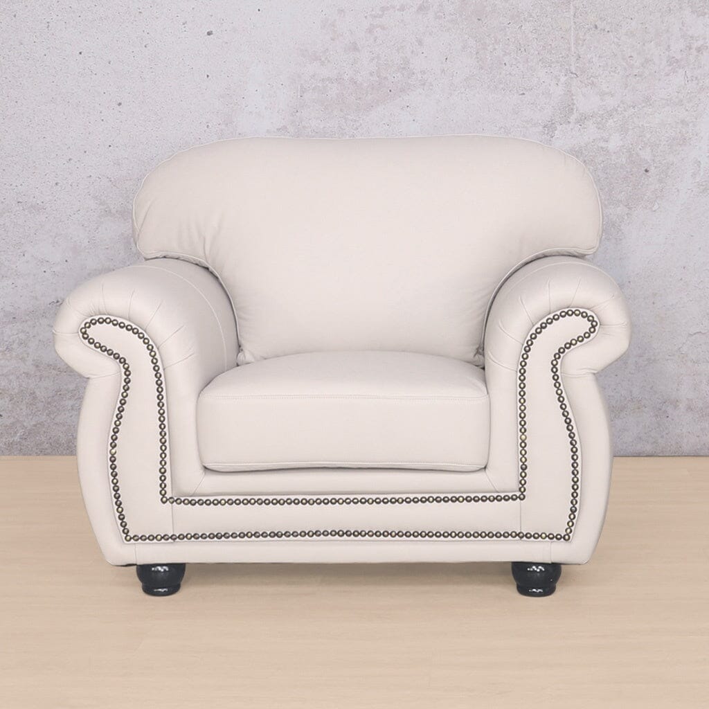 Isilo 3 + 2 + 1 Leather Sofa Suite - Leather Sofa Manatee Beige