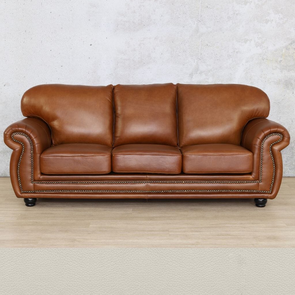 Isilo 3 + 2 + 1 Leather Sofa Suite - Urban White - Leather Sofa