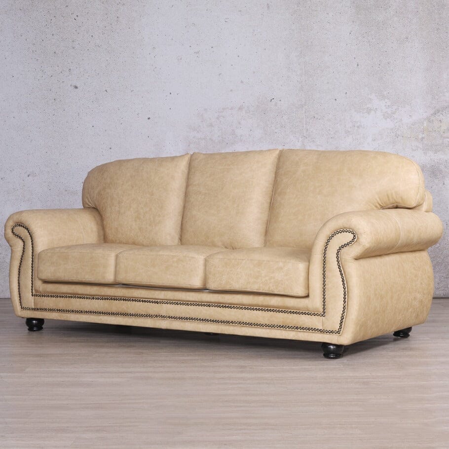 Isilo 3 Seater Leather Sofa Leather Sofa Leather Gallery-almond