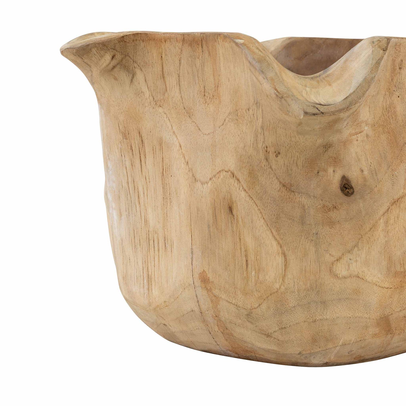Kalahari Teak Bowl - Natural | Leather Gallery Bowls