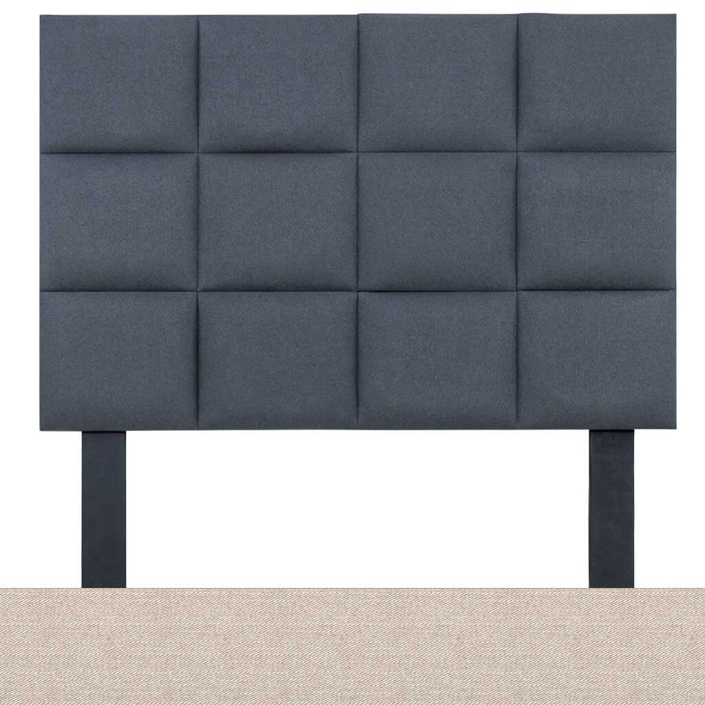Oyster Fabric Sample of the Kellerman Fabric Headboard | Queen Bedroom Set Leather Gallery | Modern Headboards | Headboards For Sale | Bedroom Headboard | Queen Headboard | Headboards