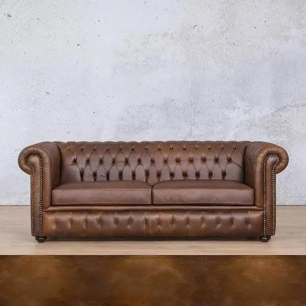 Kingston 3 + 2 + 1 Leather Sofa Suite - Leather Sofa