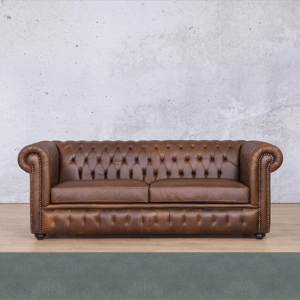 Kingston 3 Seater Leather Sofa Leather Sofa Leather Gallery Flux Blue