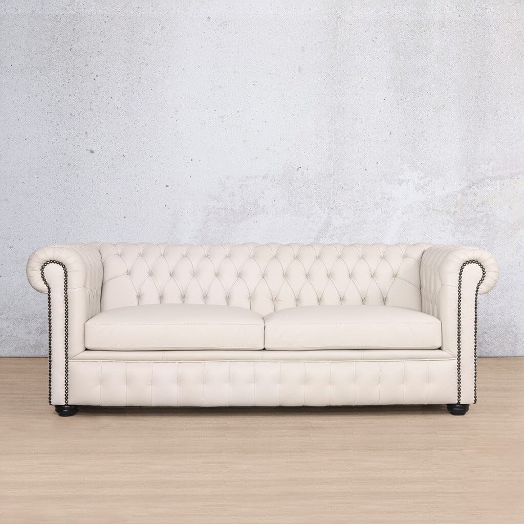 Kingston 3 Seater Leather Sofa Leather Sofa Leather Gallery Manatee Beige