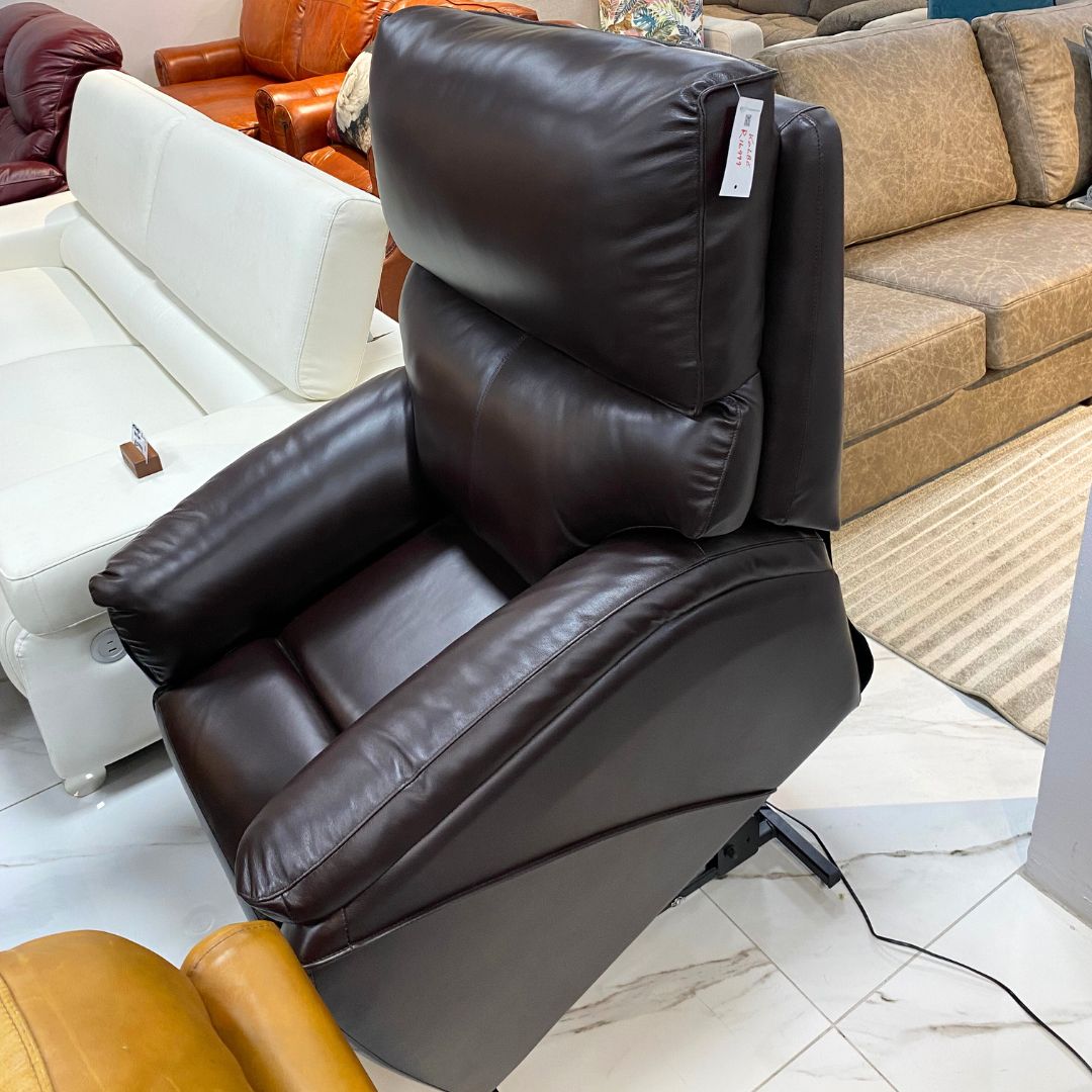 Kolbe Electric 1 Seater Leather Recliner Chair - Warehouse Clearance