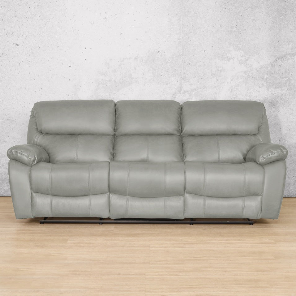Kuta 3 + 2 + 1 Leather Recliner Suite - Rocker - Rocker / Luxe Grey - Leather Recliner