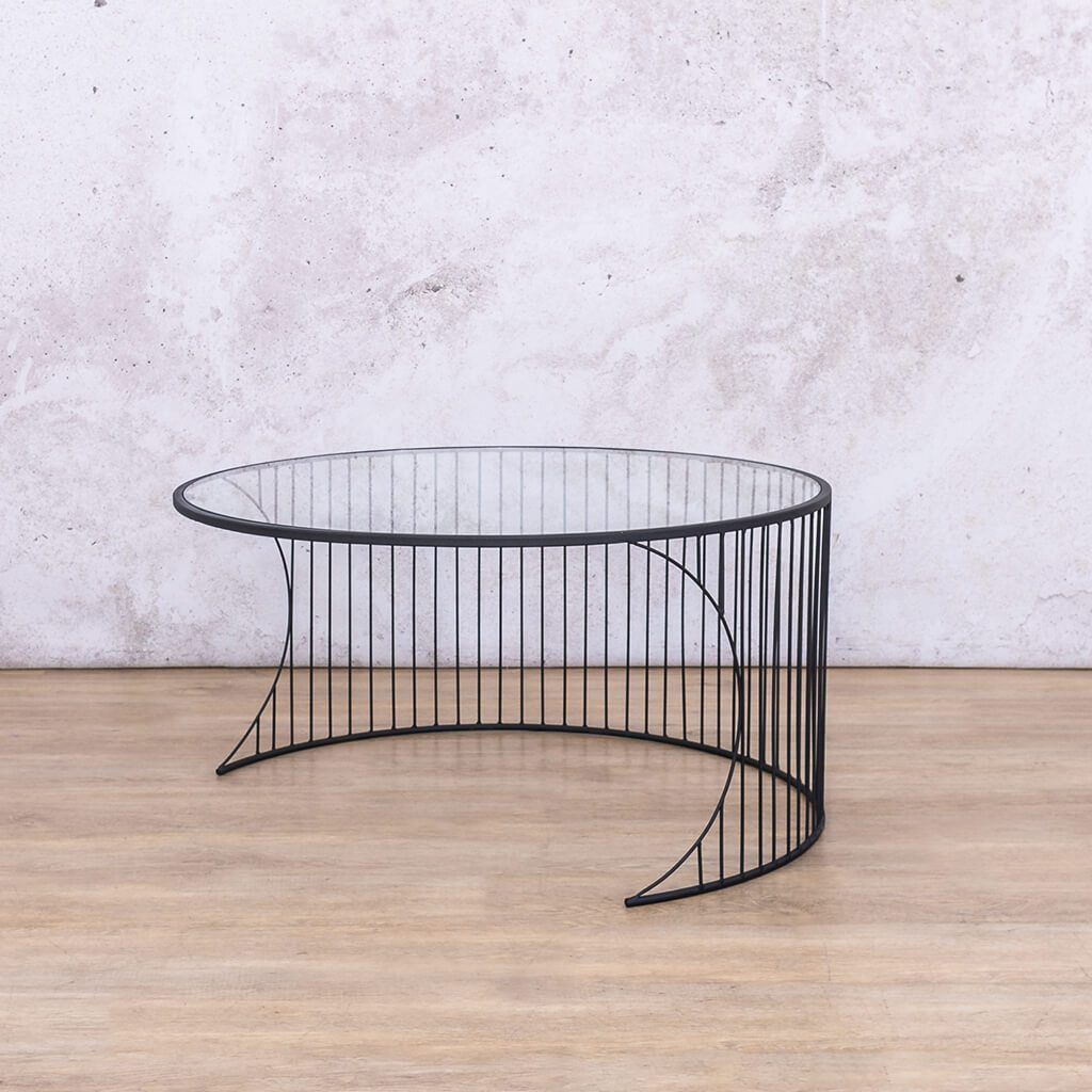 Lapu Occasional Glass Coffee Table - Set Of 2 Coffee Table Leather Gallery