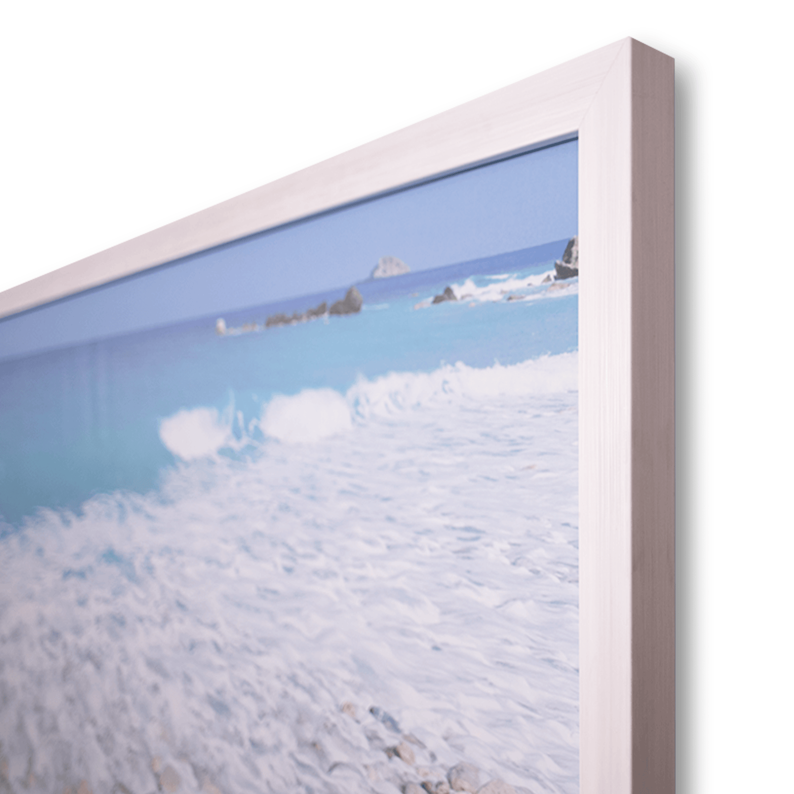 Lefkada Coast - 1050 X 1550 Painting Leather Gallery