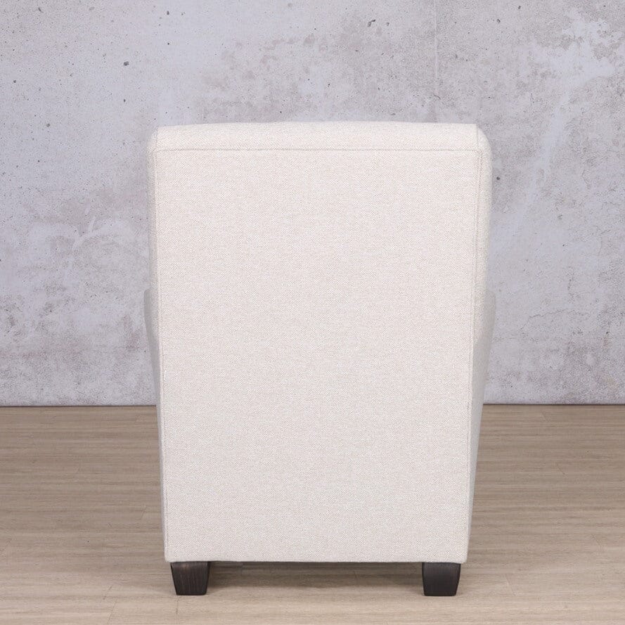 Lily White Occasional Chair - Customisable Fabric Fabric Armchair Leather Gallery