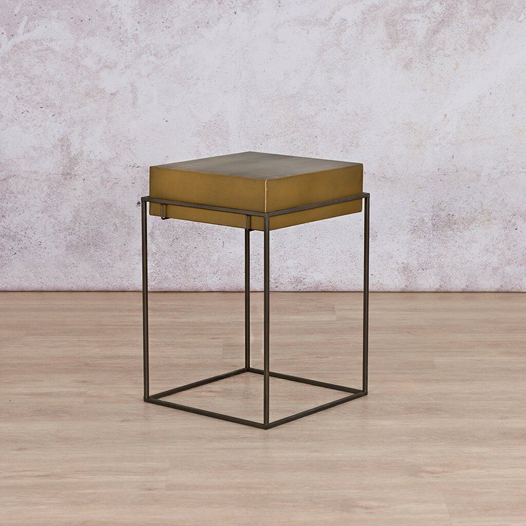 Miles Side Table Side Table Leather Gallery