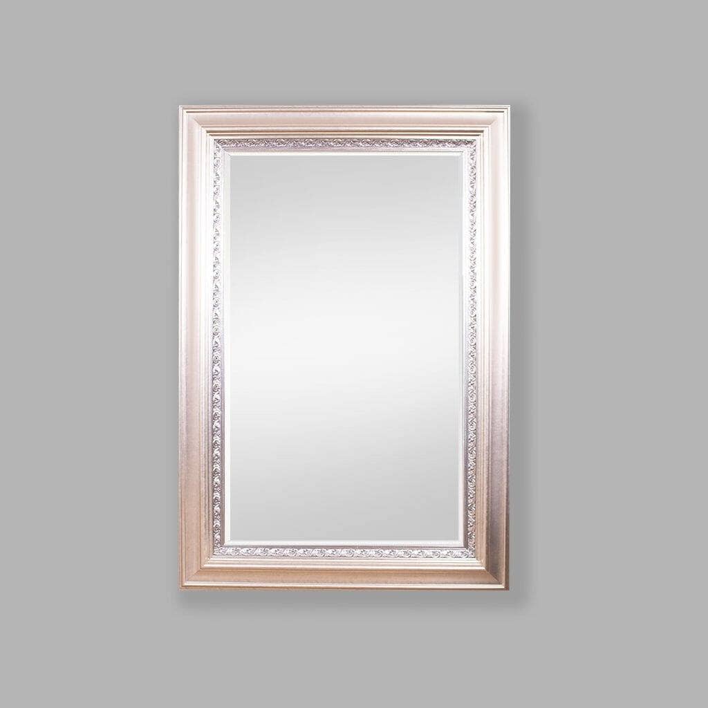 Monarch Beveled Silver Wall Mirror - 1251 x 1860MM Mirror Leather Gallery 1874 x 1265 mm