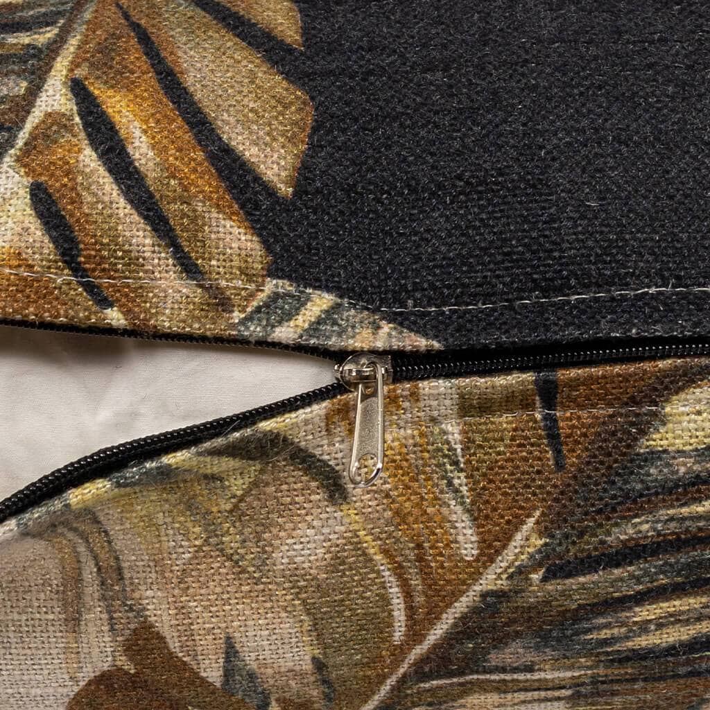 Monster Leaves Earth Cushion Cushion Leather Gallery