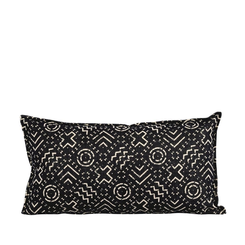 Neema Ebony Bolster Cushion Cushion Leather Gallery