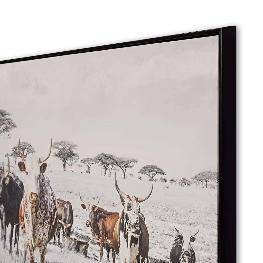 Nguni Fields - 2030 x 1030 Painting Leather Gallery