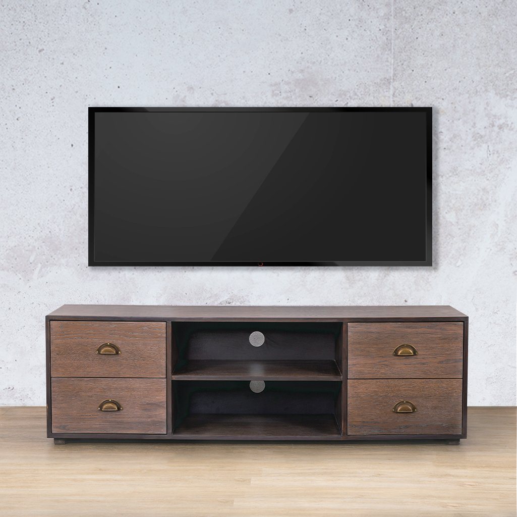 Orchard Antique Coffee TV/Plasma Unit Plasma Unit Leather Gallery Antique Coffee WAREHOUSE COLLECTION - RIVERHORSE VALLEY OR NORTHRIDING 1600