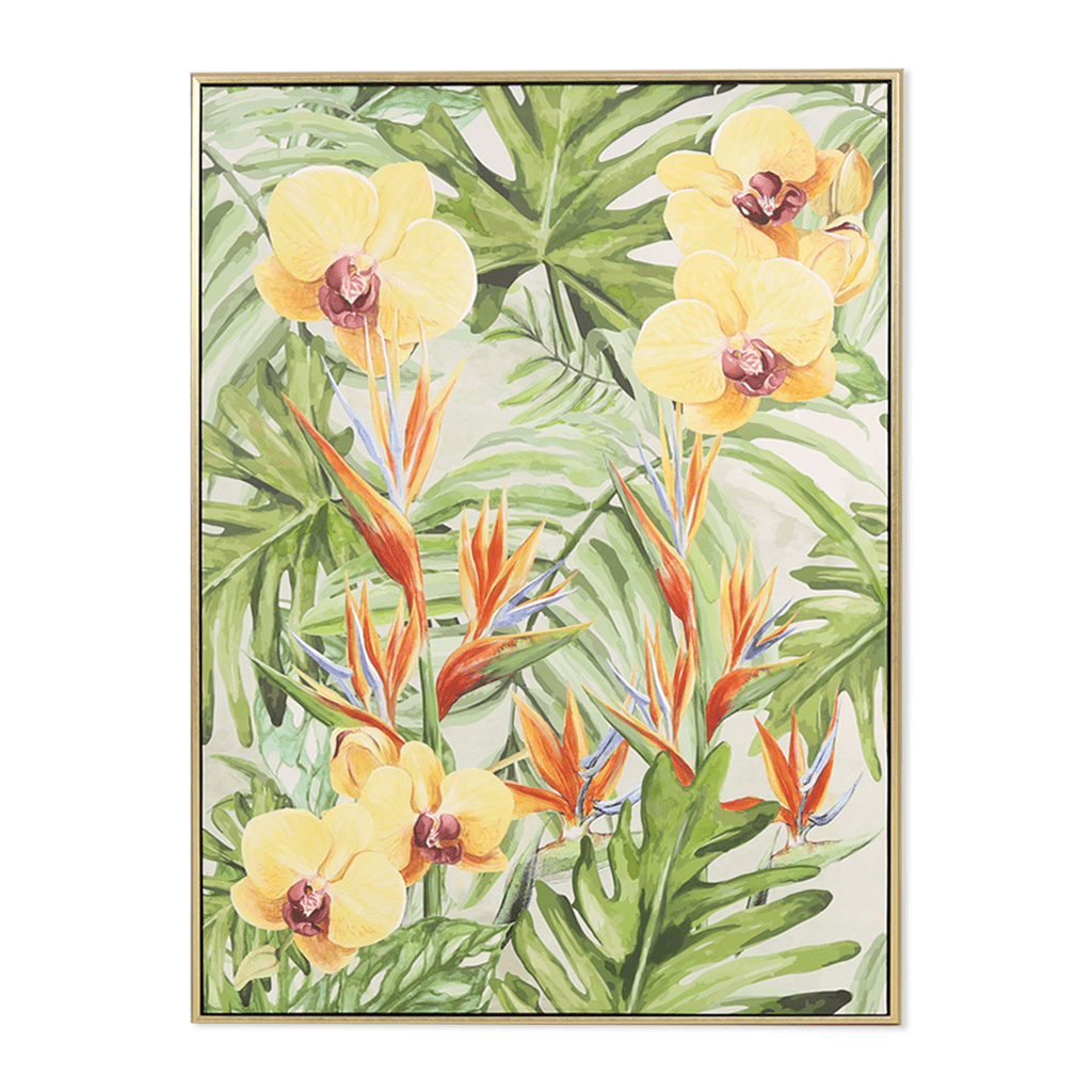 Orchid Tropical I Painting Leather Gallery