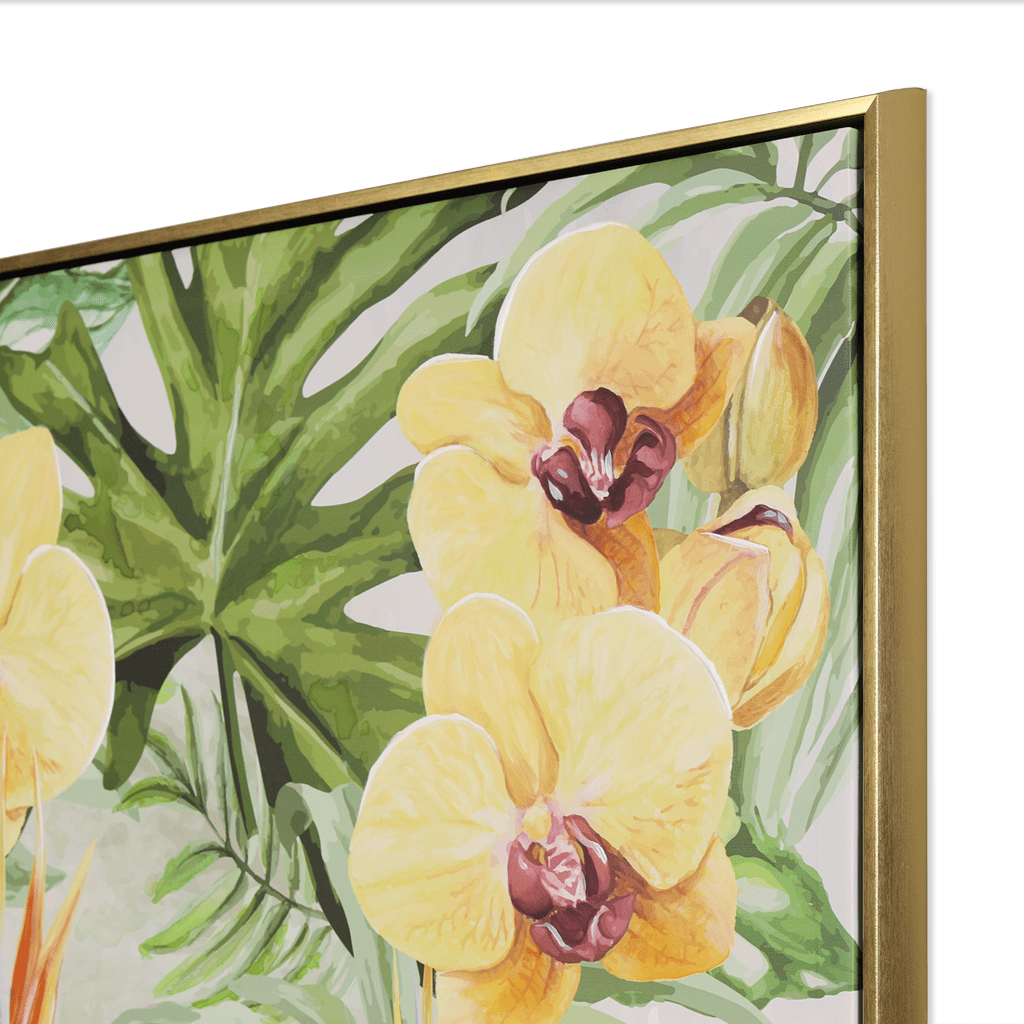 Orchid Tropical I Painting Leather Gallery