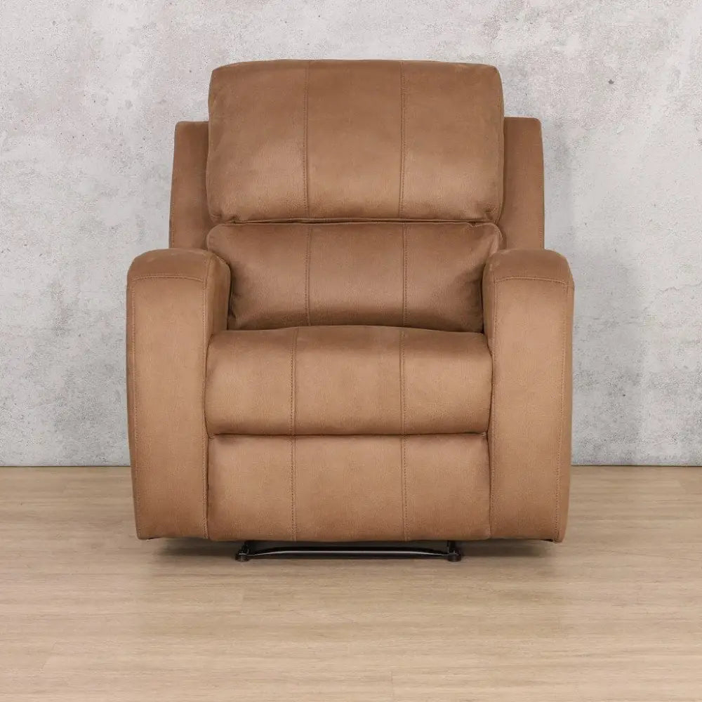 Orlando 1 Seater Fabric Recliner - Desert Sand - Fabric Recliner