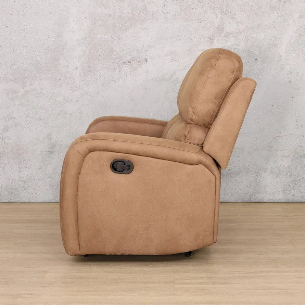 Orlando 2 Seater Fabric Recliner - Desert Sand - Fabric Recliner