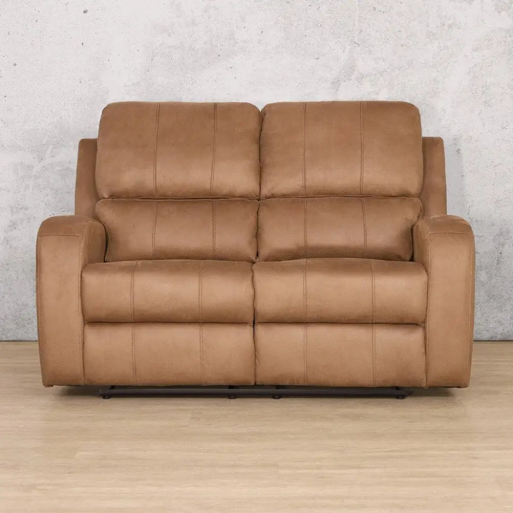 Orlando 2 Seater Fabric Recliner - Desert Sand - Fabric Recliner