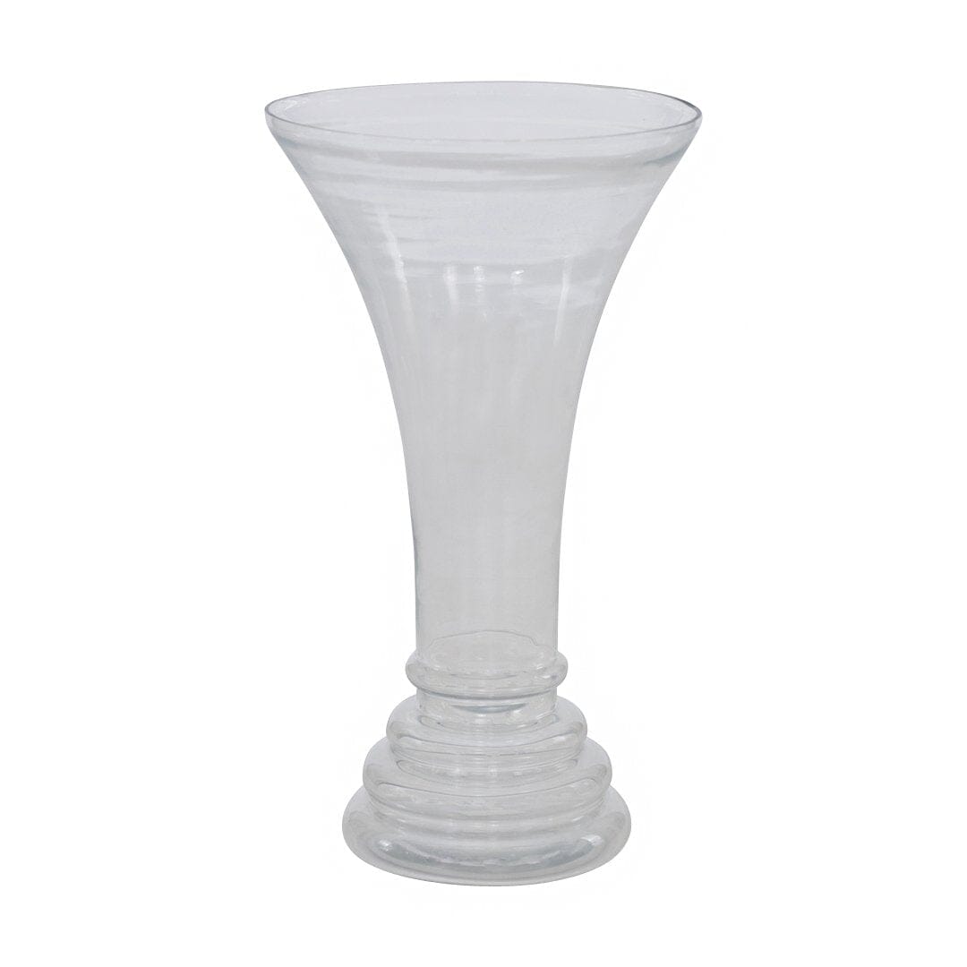 Panama Glass Vase Vase Leather Gallery Clear Height 40cm