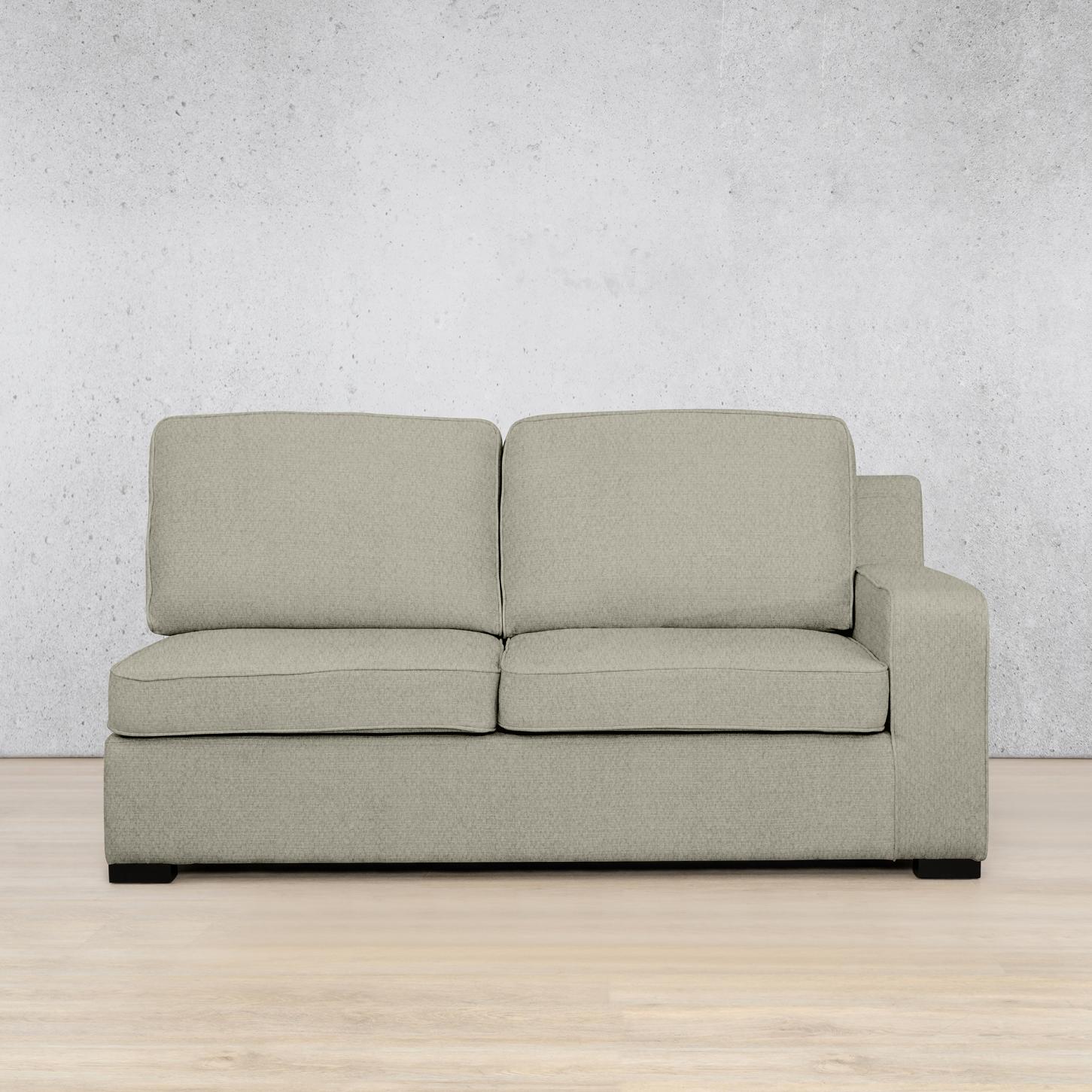 Rome Fabric - 2 Seater Left Arm Leather Gallery | Kenya Beige