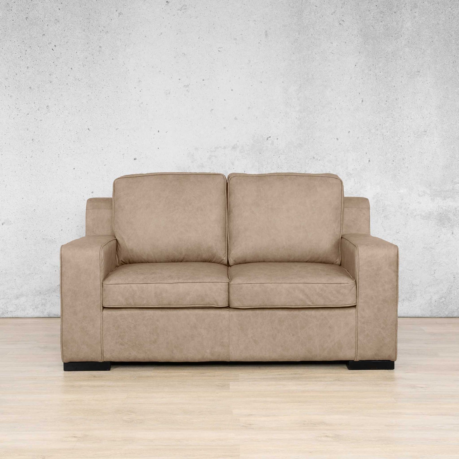 Rome 2 Seater Leather Sofa Leather Sofa Leather Gallery Almond