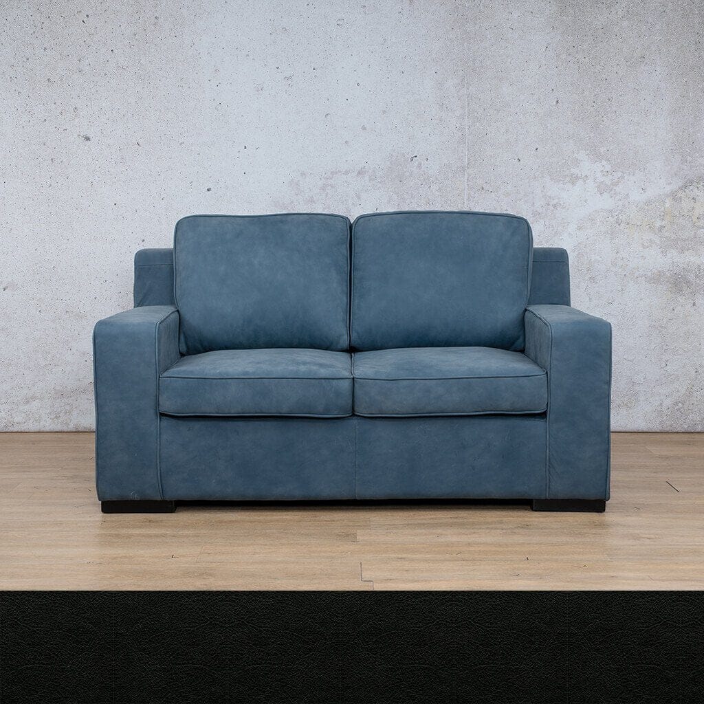 Rome 2 Seater Leather Sofa Leather Sofa Leather Gallery Czar Black