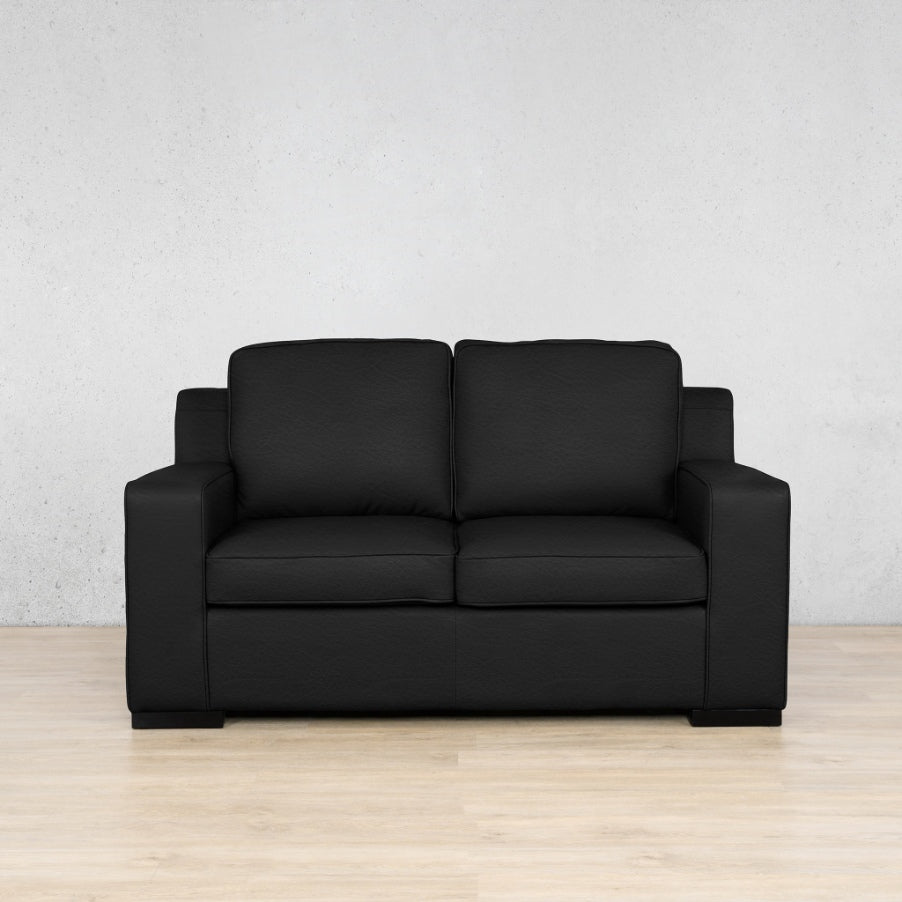 Rome 2 Seater Leather Sofa Leather Sofa Leather Gallery Czar Black