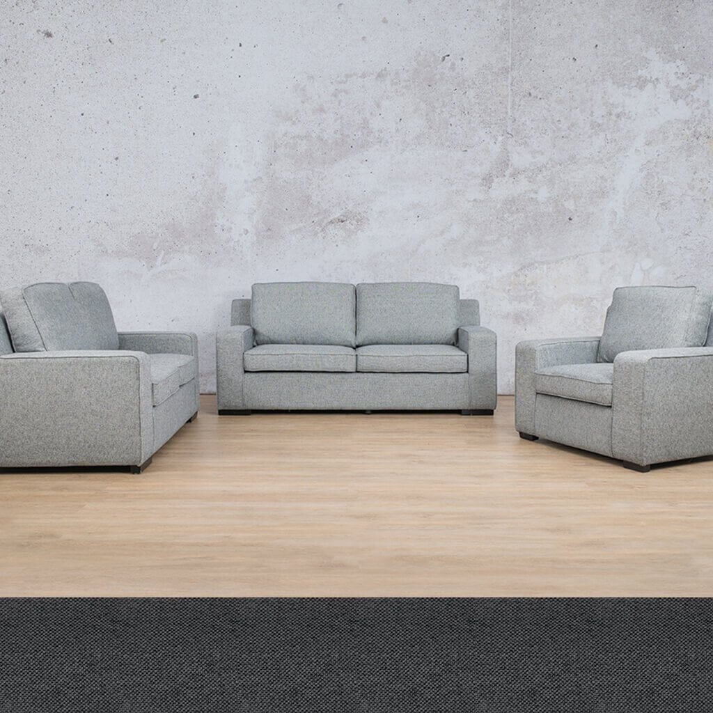 Rome 3+2+1 Fabric Sofa Suite Fabric Sofa Leather Gallery Harbour Grey