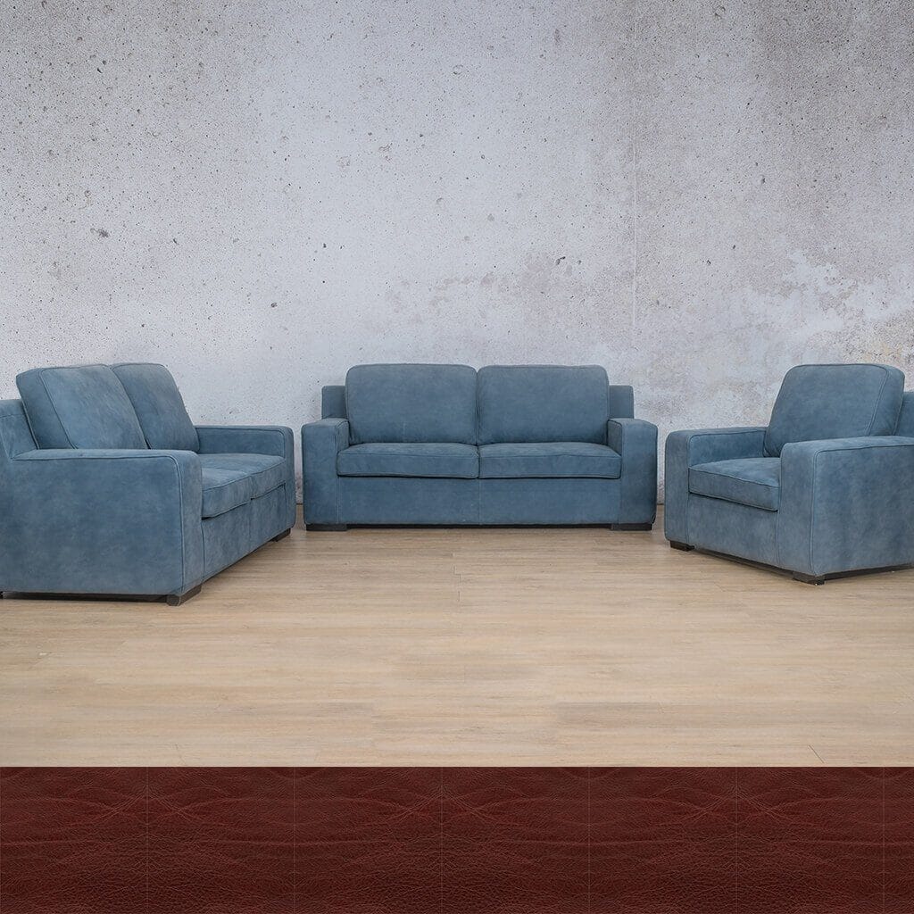 Rome 3+2+1 Leather Sofa Suite Leather Sectional Leather Gallery Czar Ruby