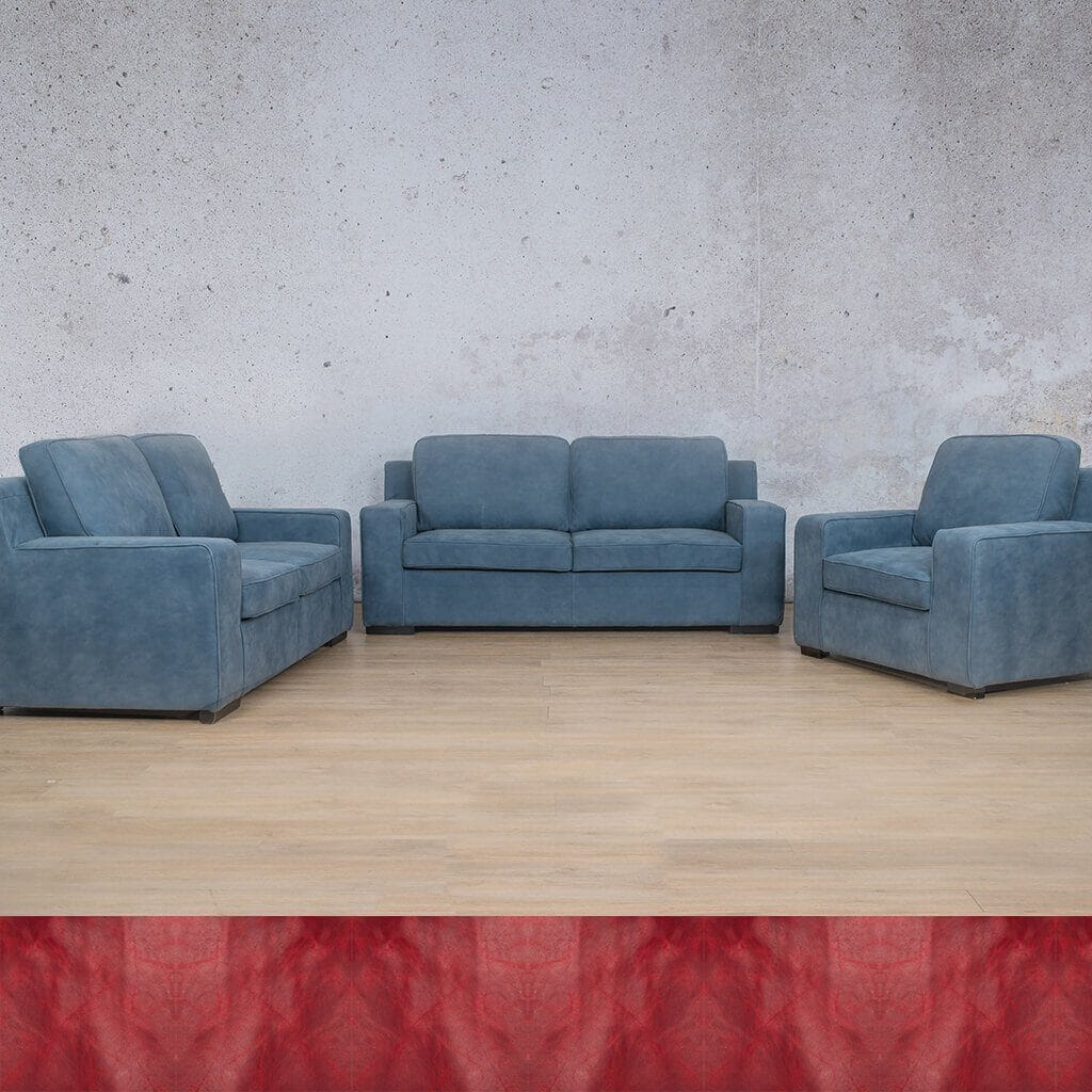 Rome 3+2+1 Leather Sofa Suite Leather Sectional Leather Gallery Royal Ruby