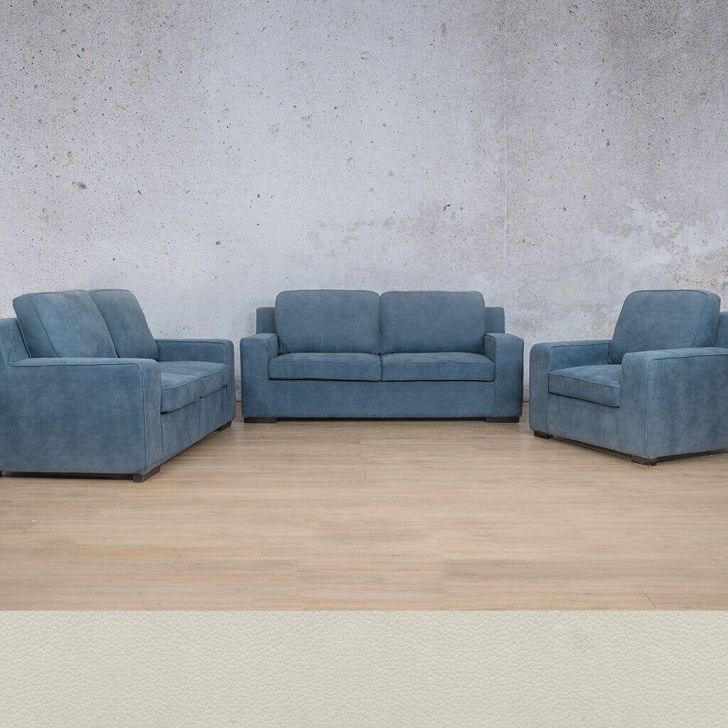 Rome 3+2+1 Leather Sofa Suite Leather Sectional Leather Gallery Urban White