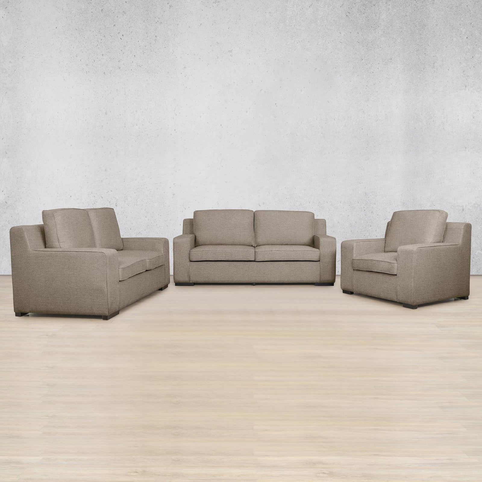 Rome 3+2+1 Fabric Sofa Suite - Ivory Sand | Fabric Couches, fabric lounge suite, couches for sale