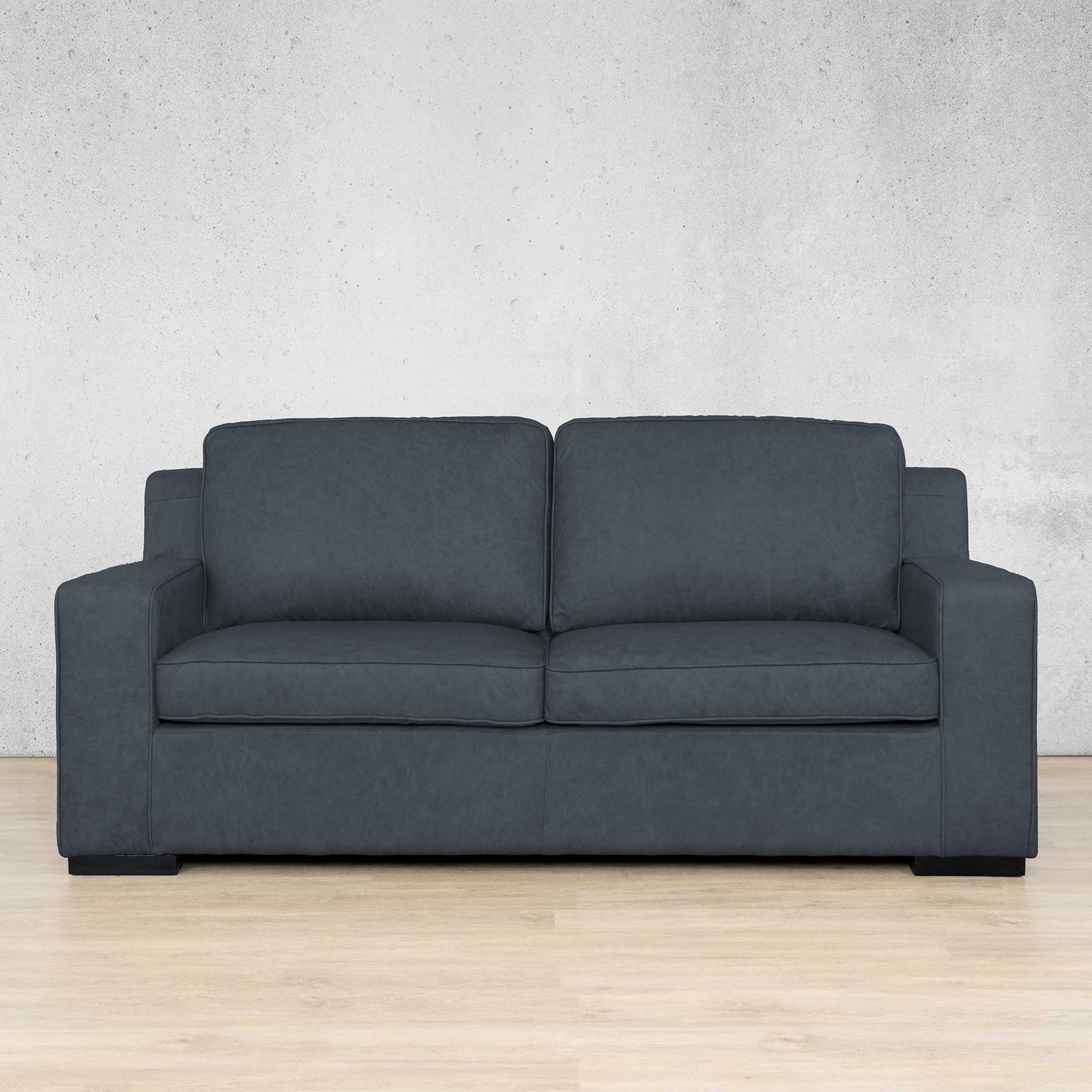 Rome 3 Seater Leather Sofa Leather Sofa Leather Gallery Bedlam Blue Night