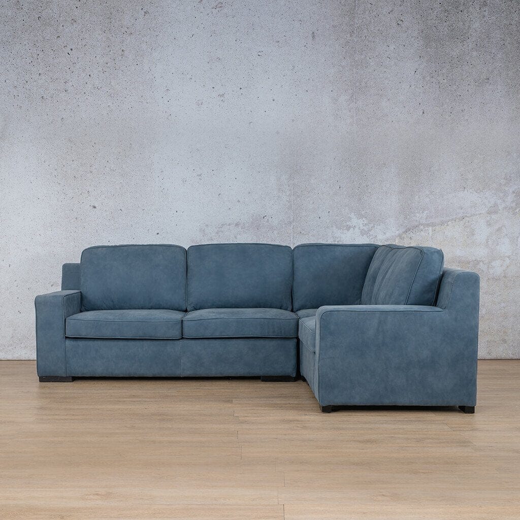 Rome 4 Seater L-Shape Sofa - RHF Leather Sofa Leather Gallery