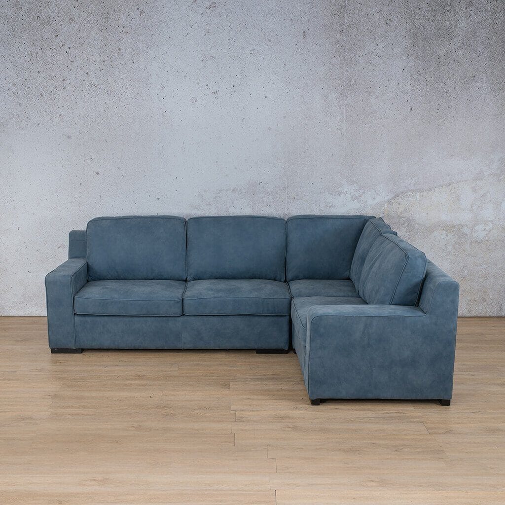 Rome 4 Seater L-Shape Sofa - RHF Leather Sofa Leather Gallery