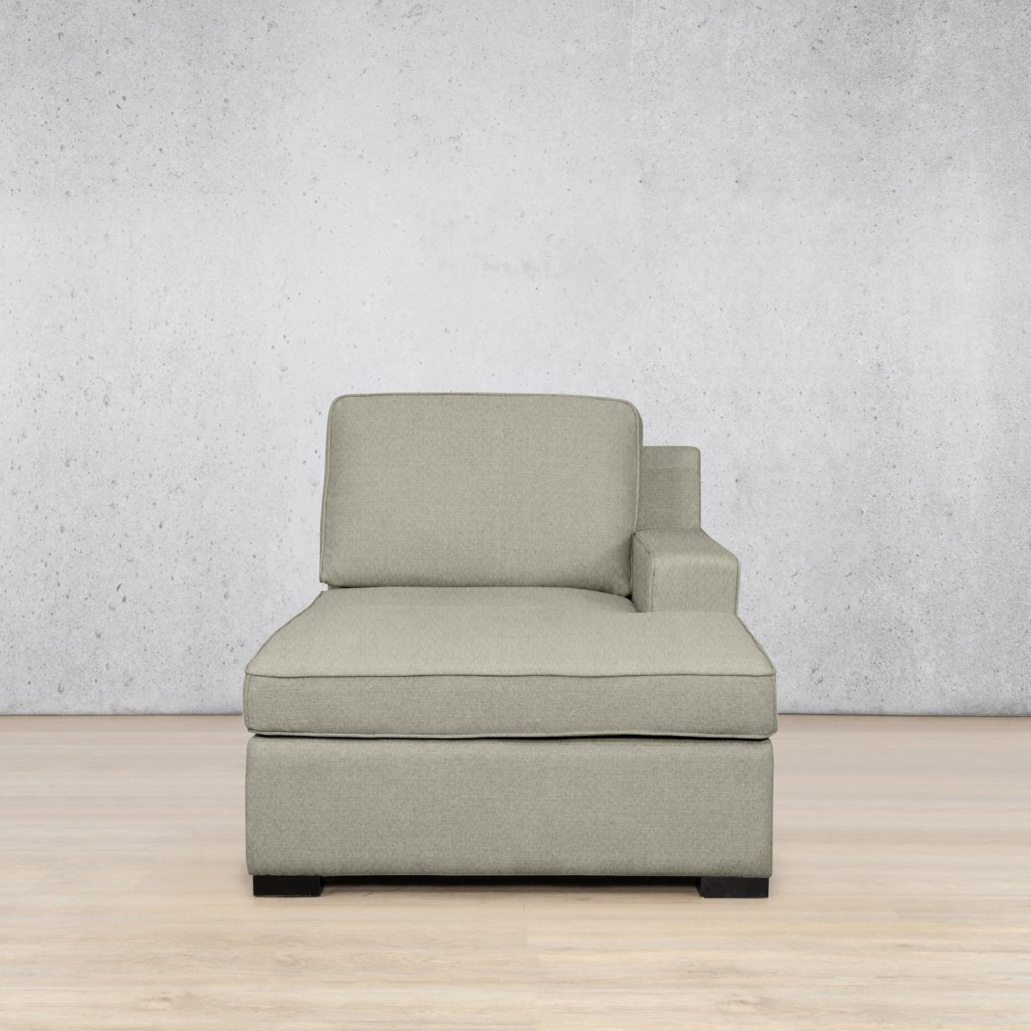 Rome Fabric Chaise Left Arm Fabric Sofa Leather Gallery Kenya Beige