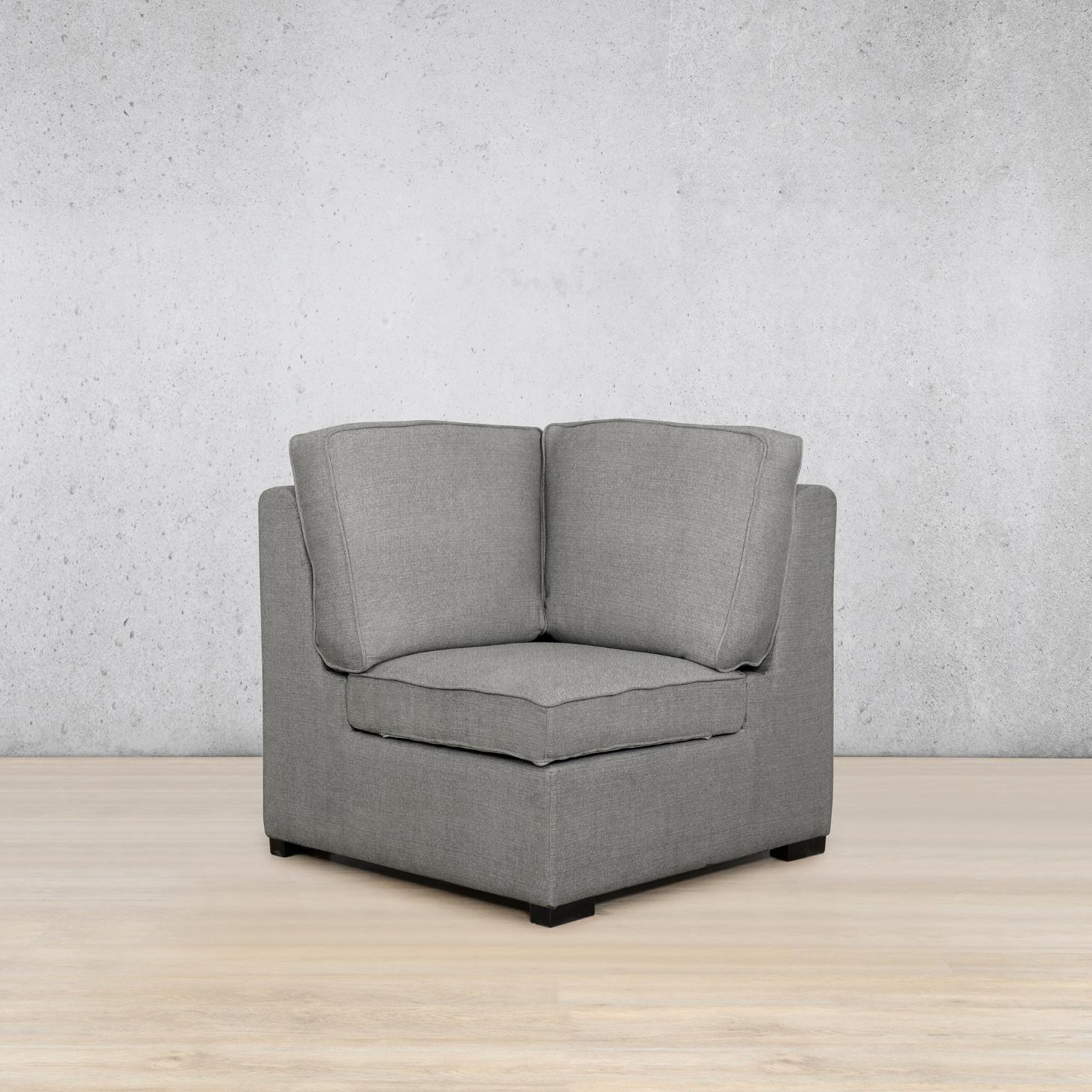 Rome Fabric Corner Fabric Sofa Leather Gallery | Kenya Grey