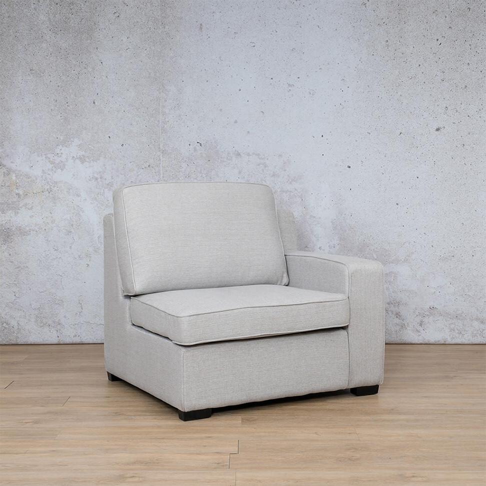 Rome Fabric 1 Seater Sofa Right Hand Facing (RHF) - Fabric Couch, modular couch, single couch