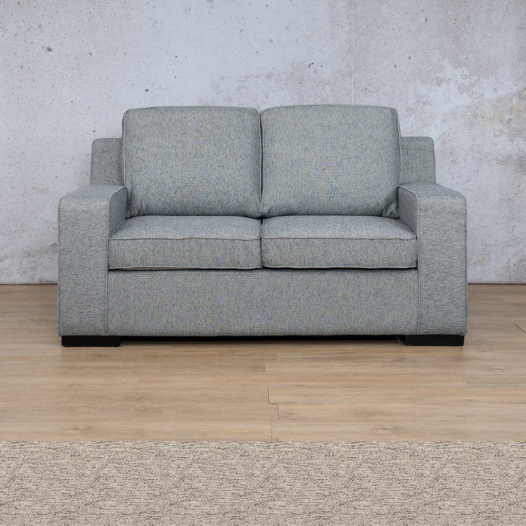 Arizona Fabric 2 Seater Sofa Fabric Sofa Leather Gallery Pebble