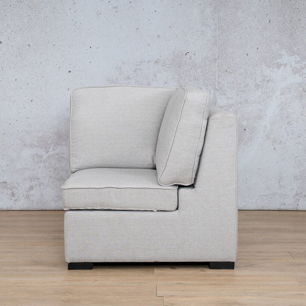 Rome Fabric Corner Fabric Sofa Leather Gallery Oyster