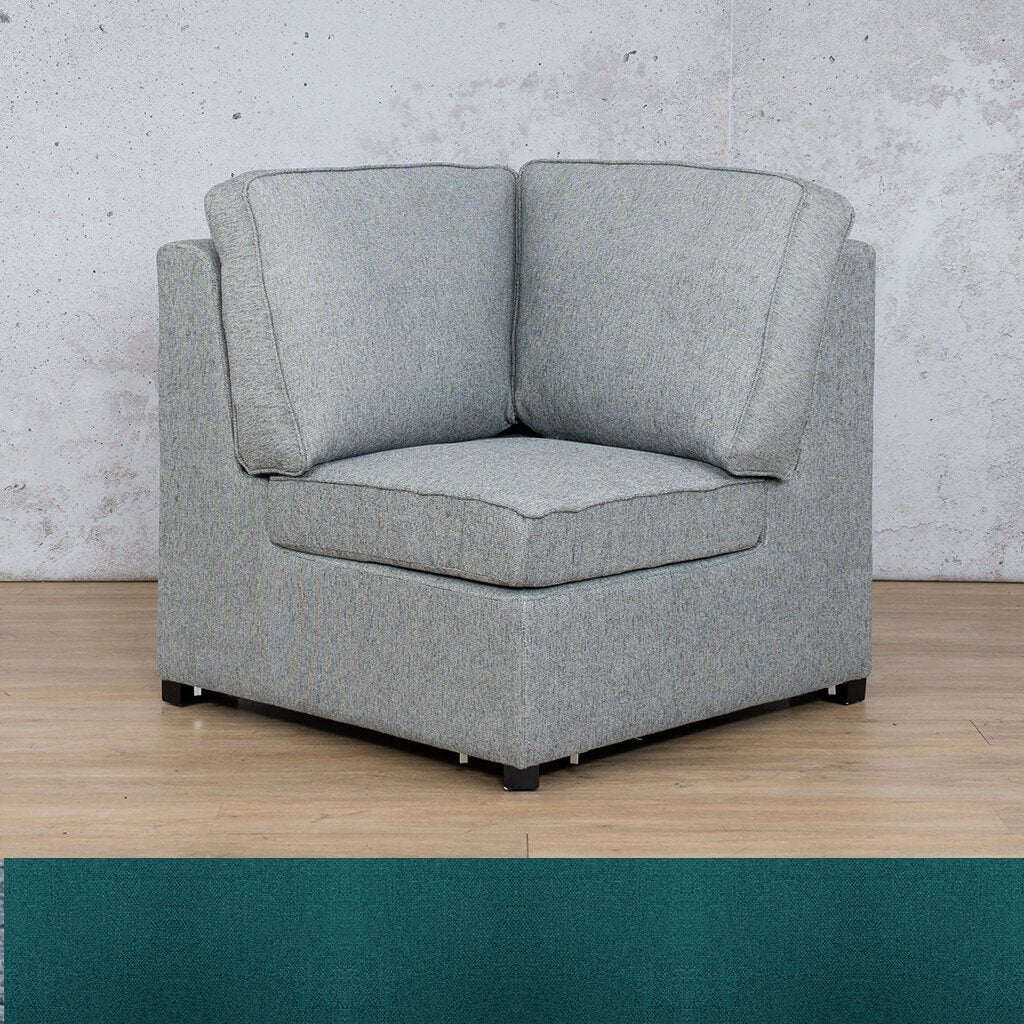 Arizona Fabric Corner Fabric Sofa Leather Gallery Turquoise WAREHOUSE COLLECTION - PINETOWN OR NORTHRIDING Full Foam
