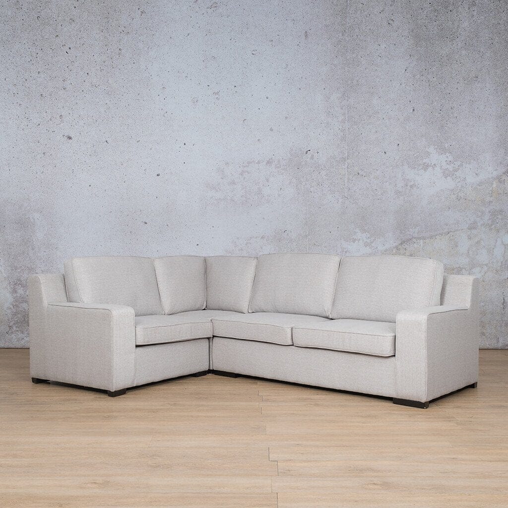Rome Fabric L-Sectional 4 Seater LHF Fabric Corner Suite Leather Gallery