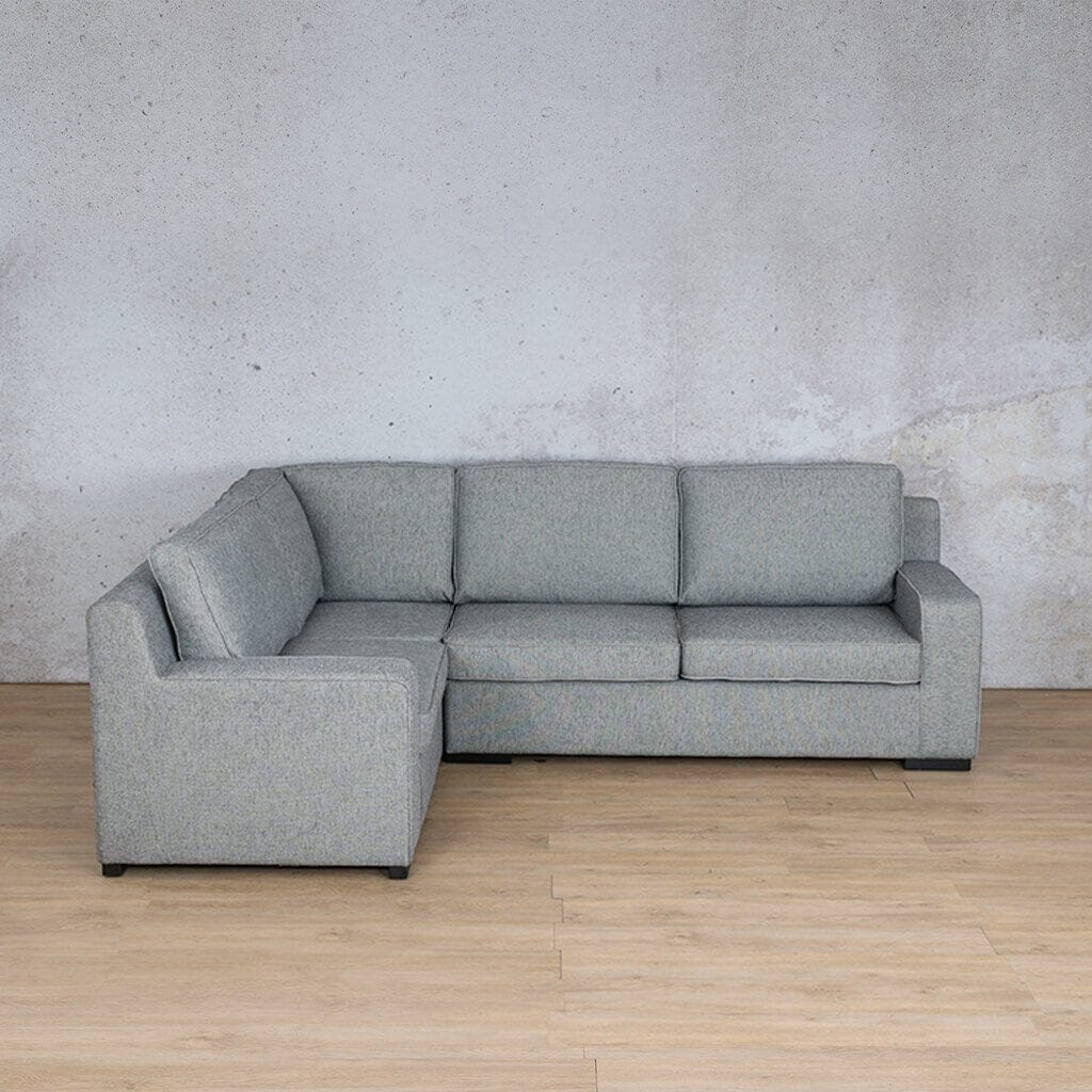 Rome Fabric L-Sectional 4 Seater LHF Fabric Corner Suite Leather Gallery