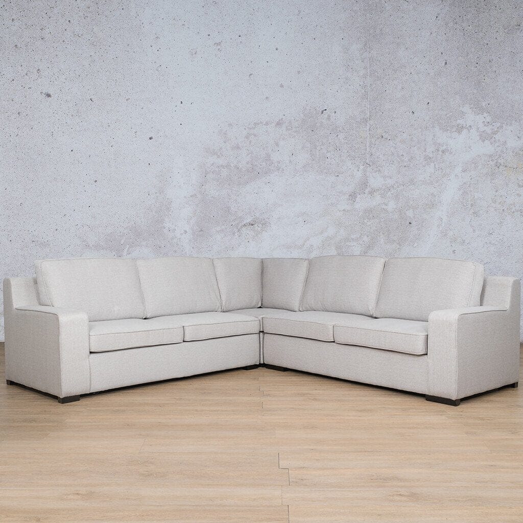 Rome Fabric L-Sectional 5 Seater Fabric Corner Suite Leather Gallery